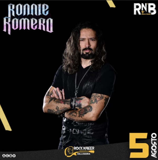 Ronnie Romero at Rock n'Beer 2023