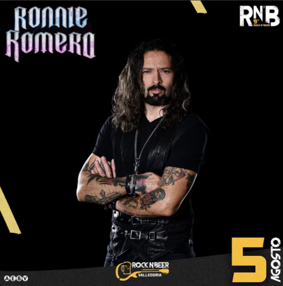 Ronnie Romero al Rock n&#039; Beer 2023.